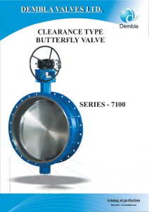 Clearance Type Butterfly Valve